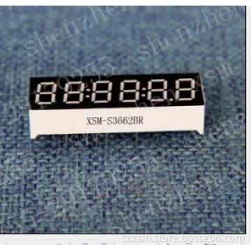 6 digit 7 segment led display